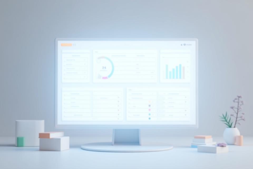 Mockup of ZenithConnect SaaS dashboard interface showing key metrics and order details